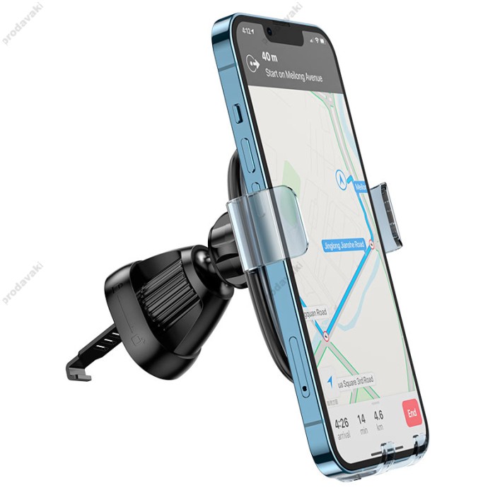 Автомобільний тримач Hoco H7 small gravity Car holder Space Gray
